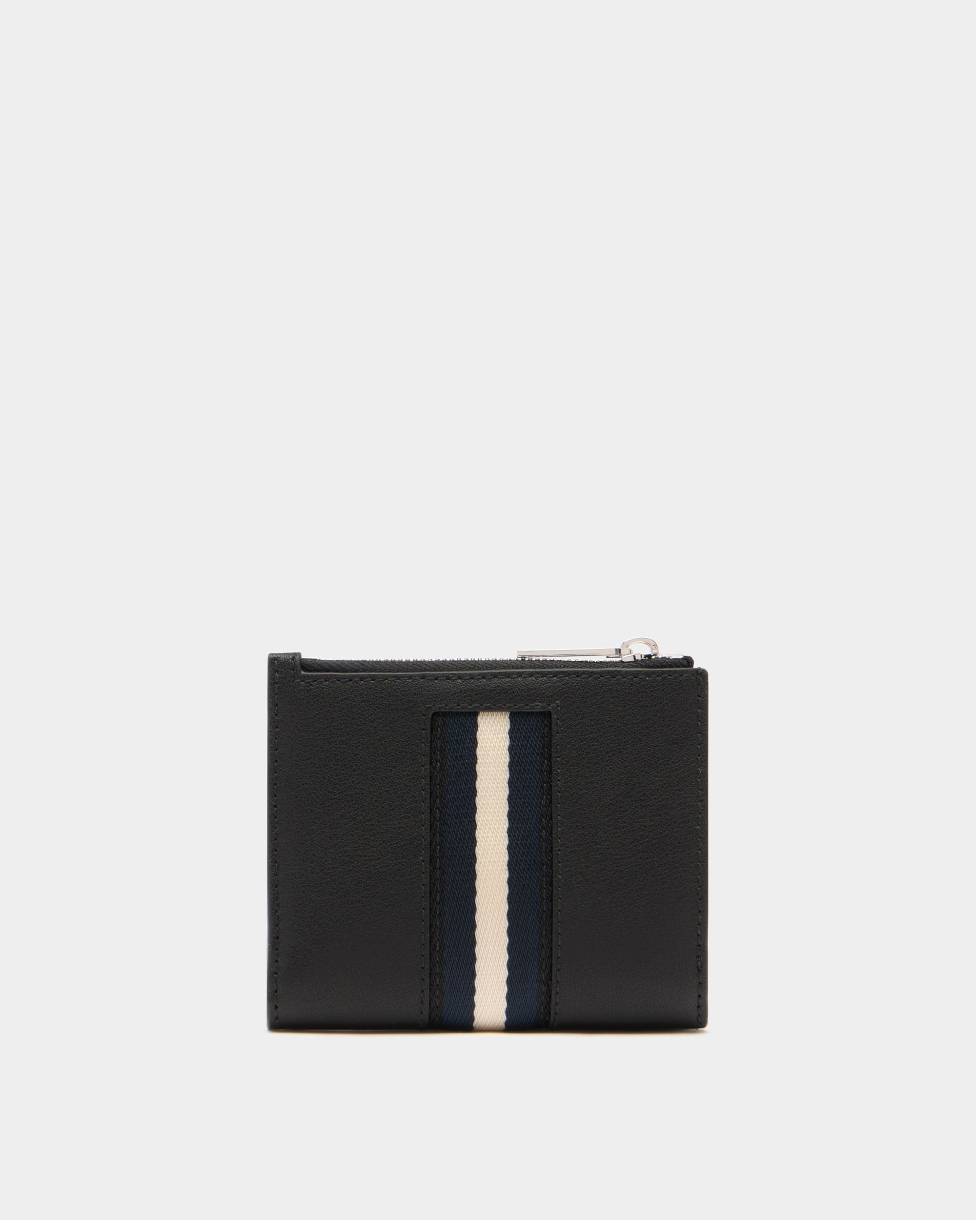 Wallet in Black Leather With a Bally Ribbon - Image 2