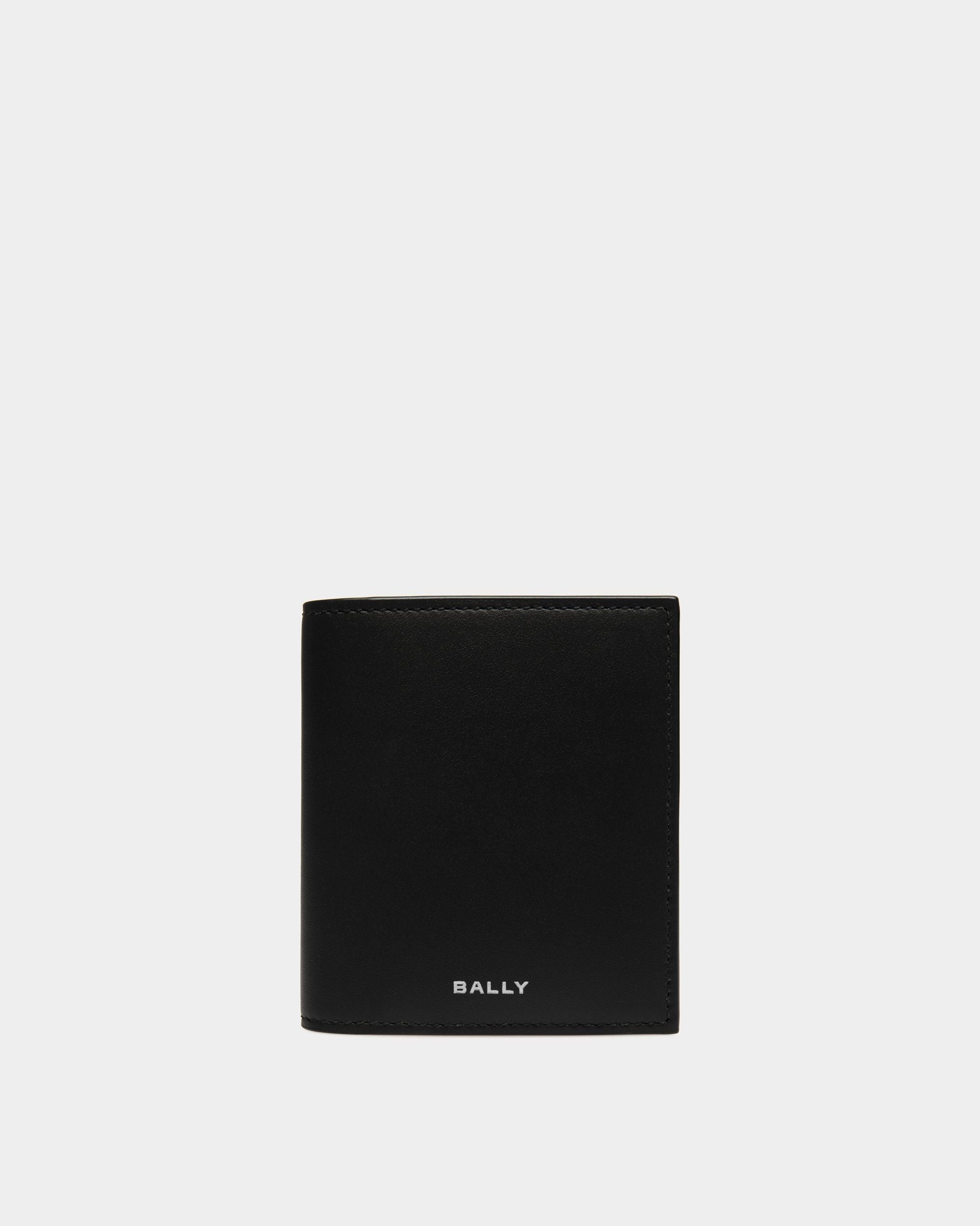 Deco Bifold Wallet in Black Leather