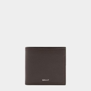 Capitol Wallet in Ebano Grained Leather