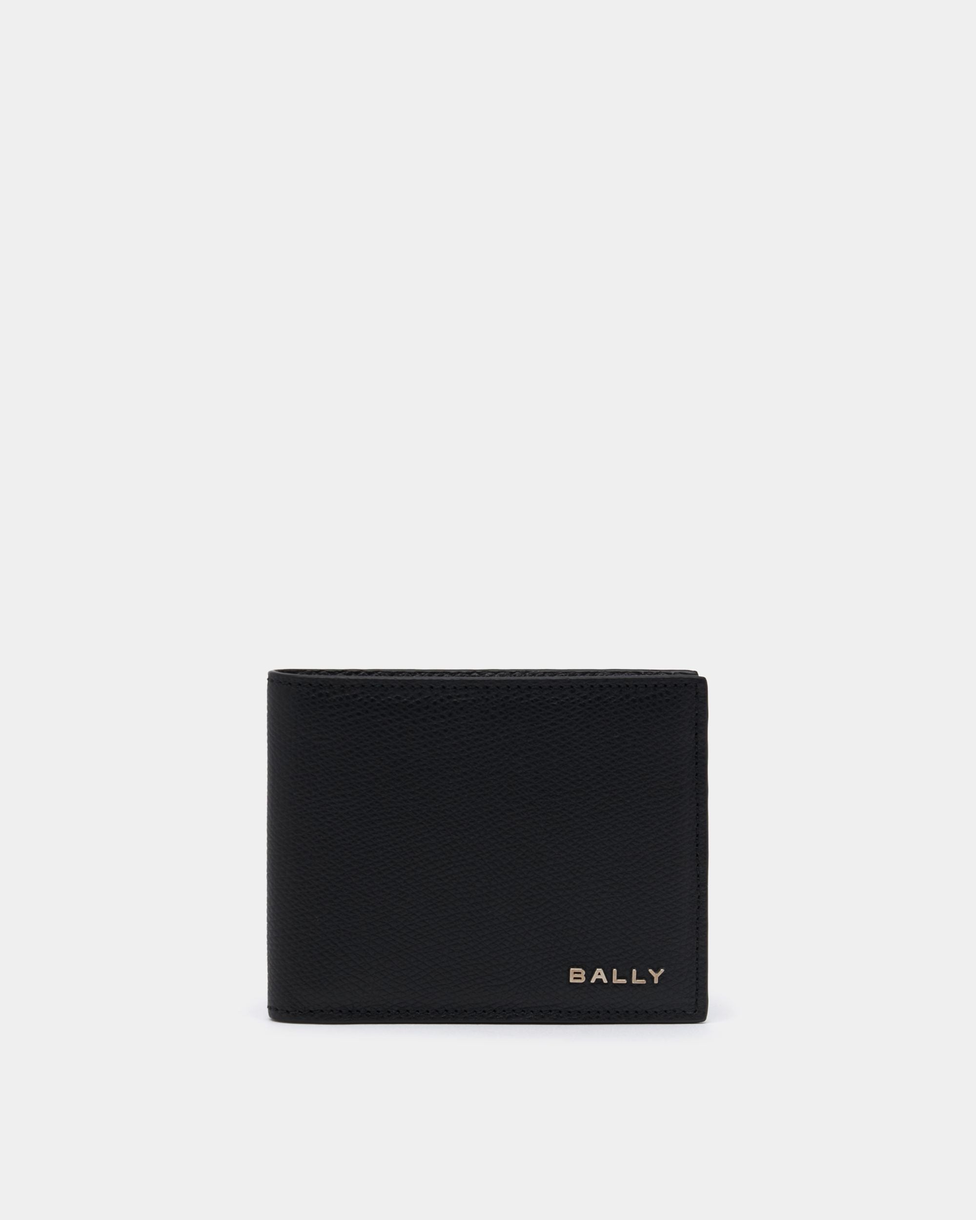 Bally Essential Wallet in Black Grained Leather