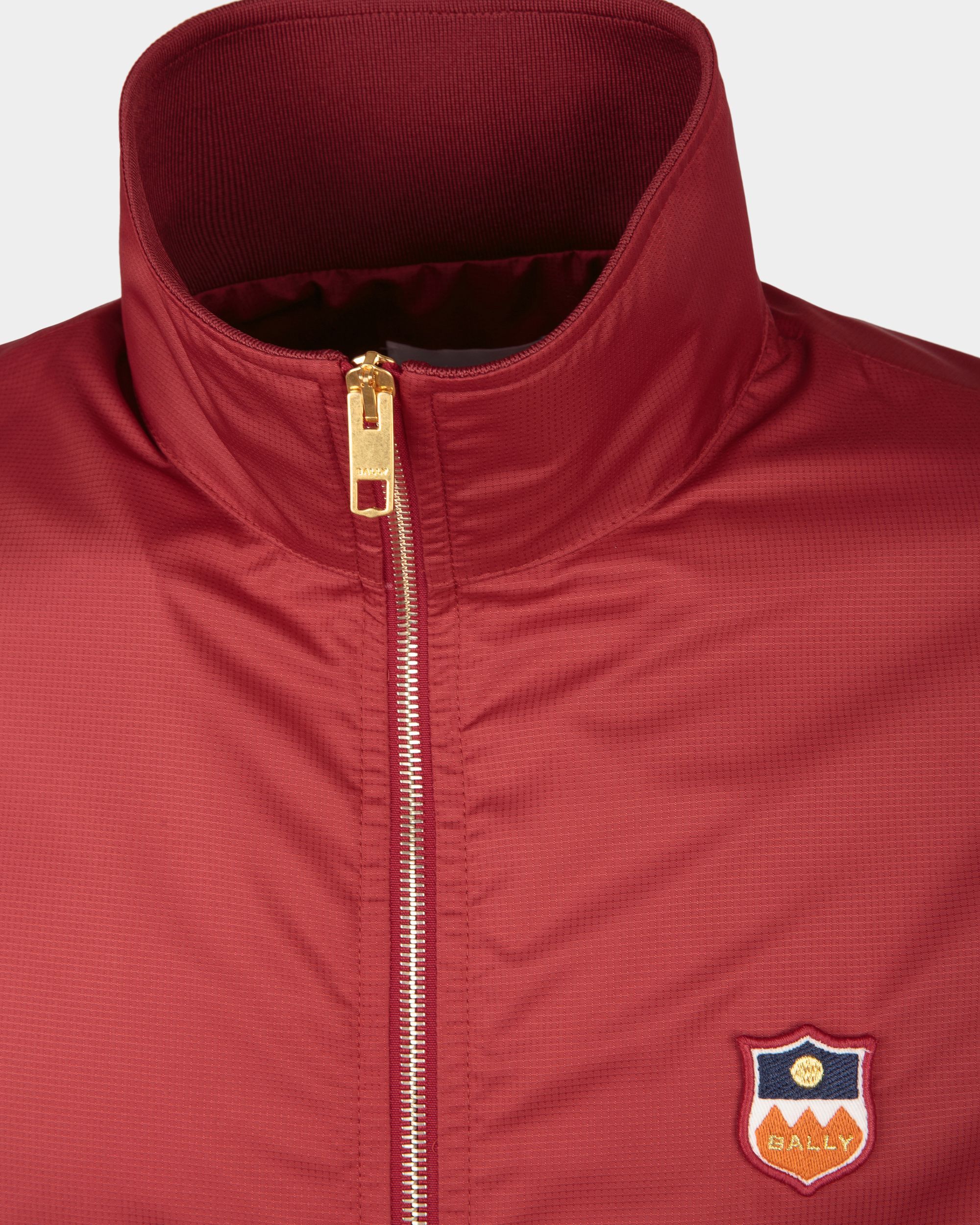 Bomber in Red Nylon - Image 2