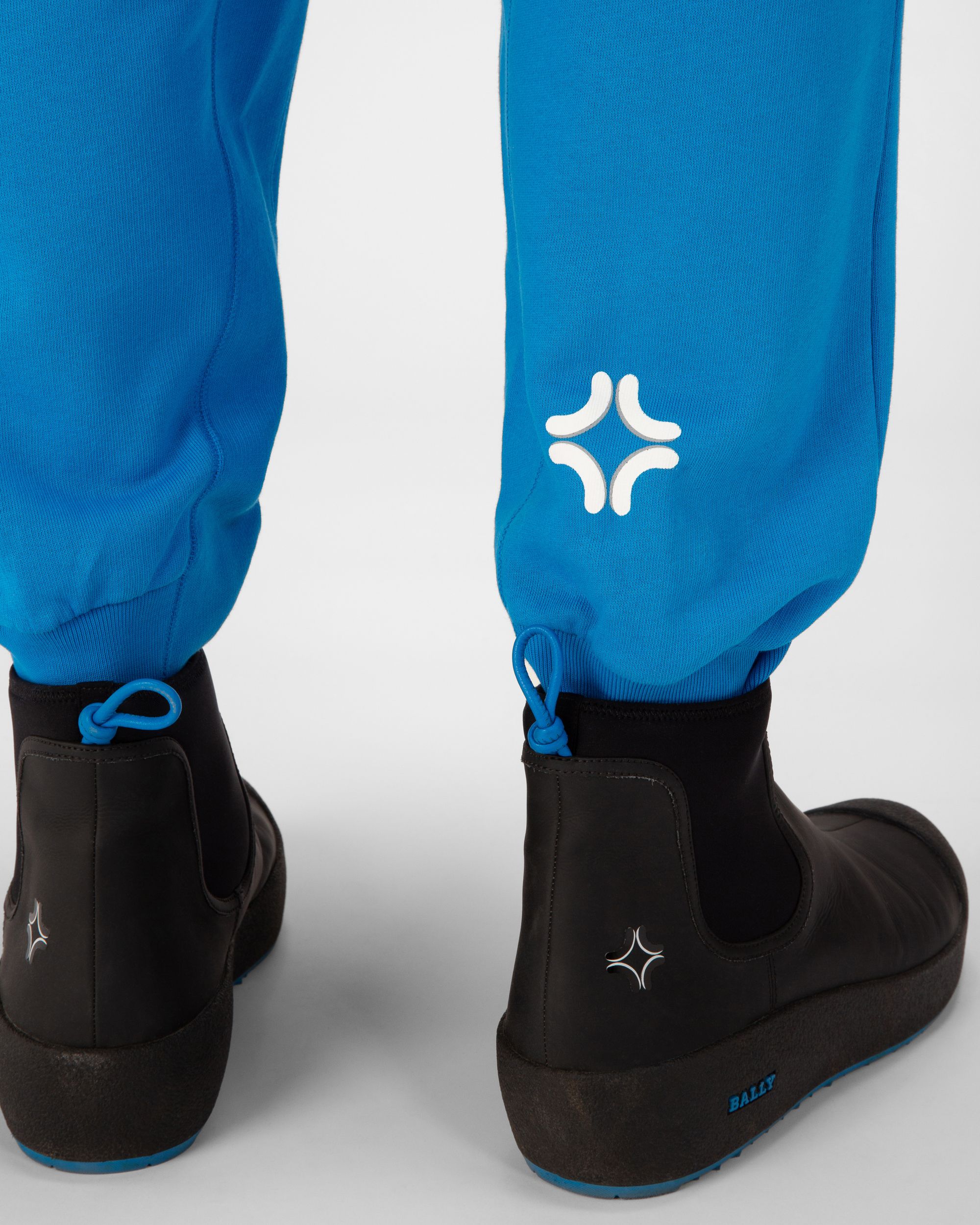 Organic Cotton Joggers In Blue - Image 6