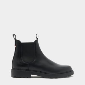 Gusto Bootie in Black Leather