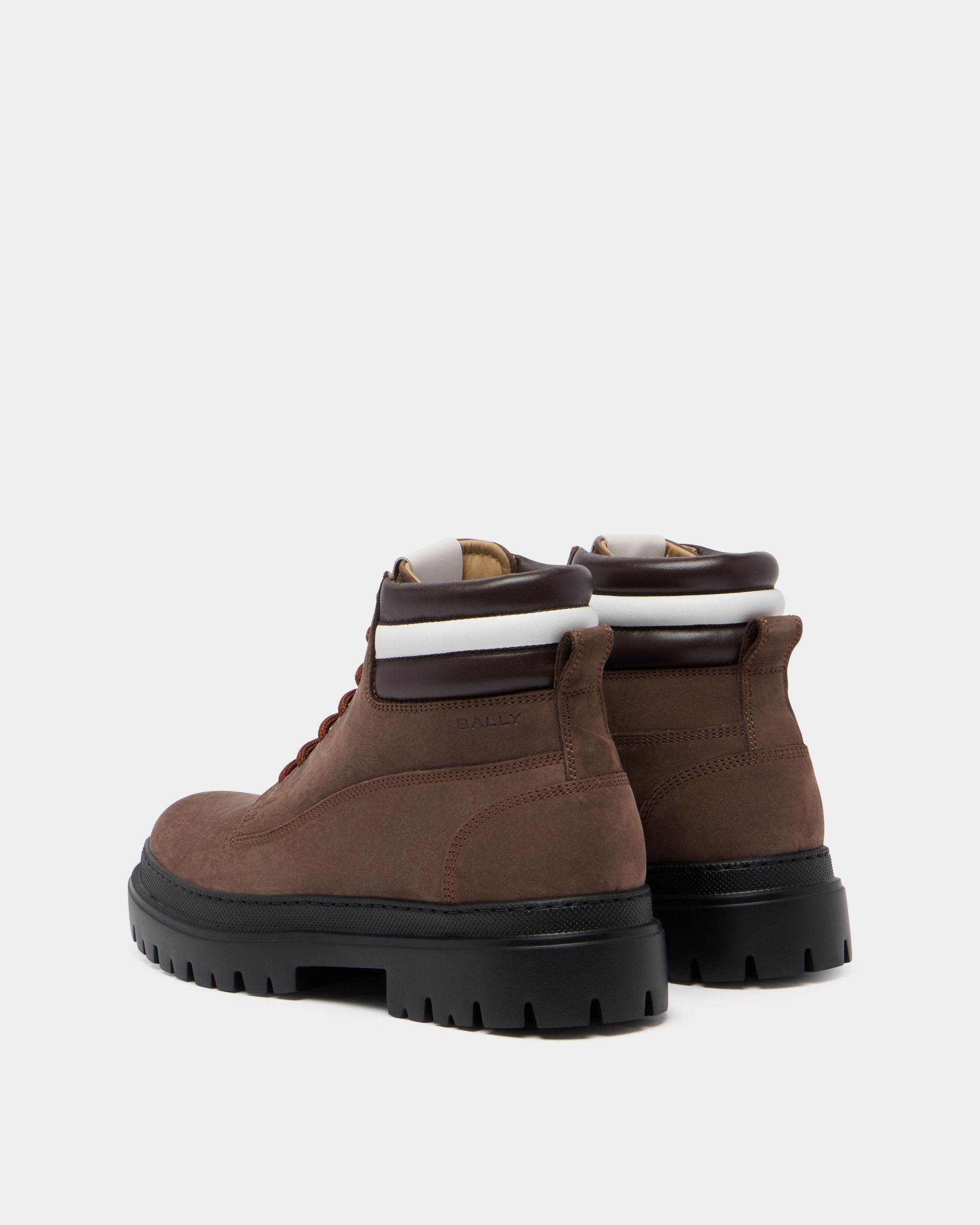 Hallen Boot in Brown Nubuck - Image 3