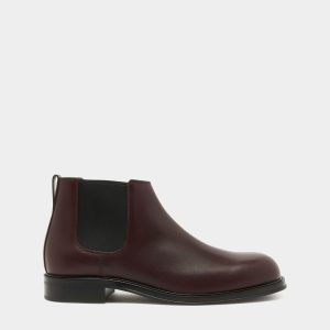 Spiegel Bootie in Deep Burgundy Leather