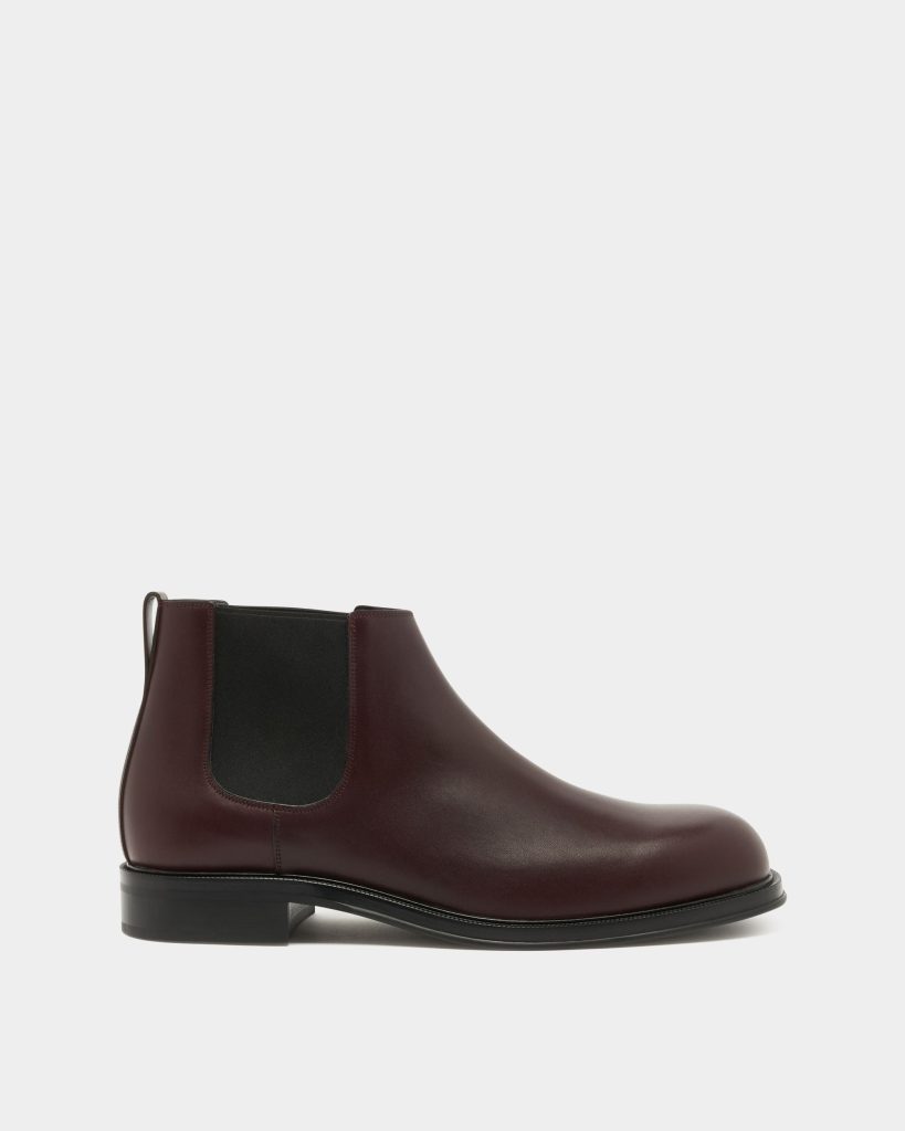 Spiegel Bootie in Deep Burgundy Leather