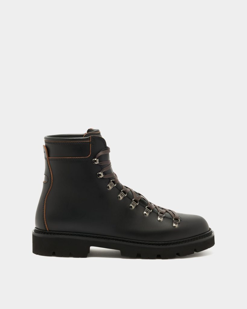 Wandern Boot in Black Leather