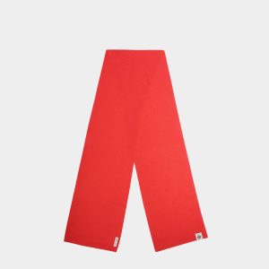 Scarf In Red Wool