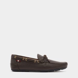 Clay Driver in Ebano Grained Leather