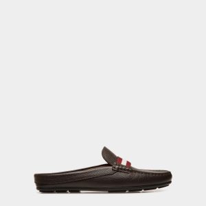 Clay Driver in Ebano Grained Leather