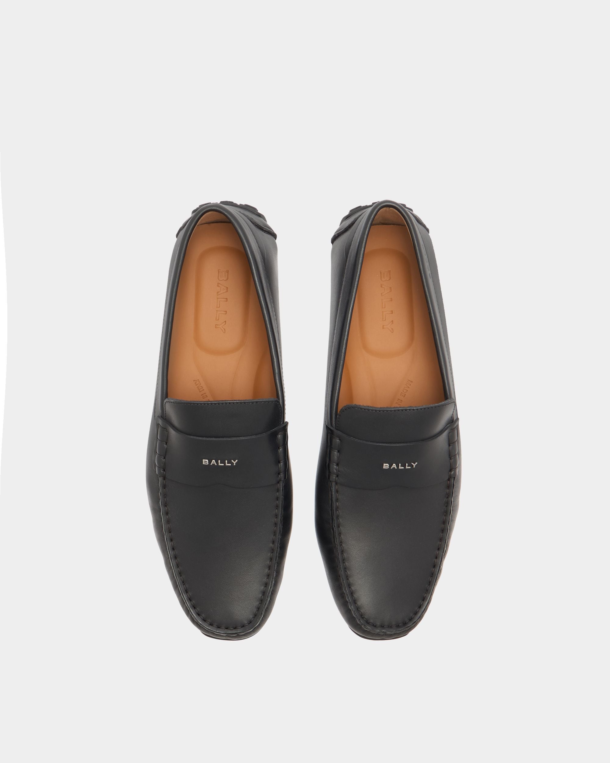 Pilot Driver in Black Leather - Image 5