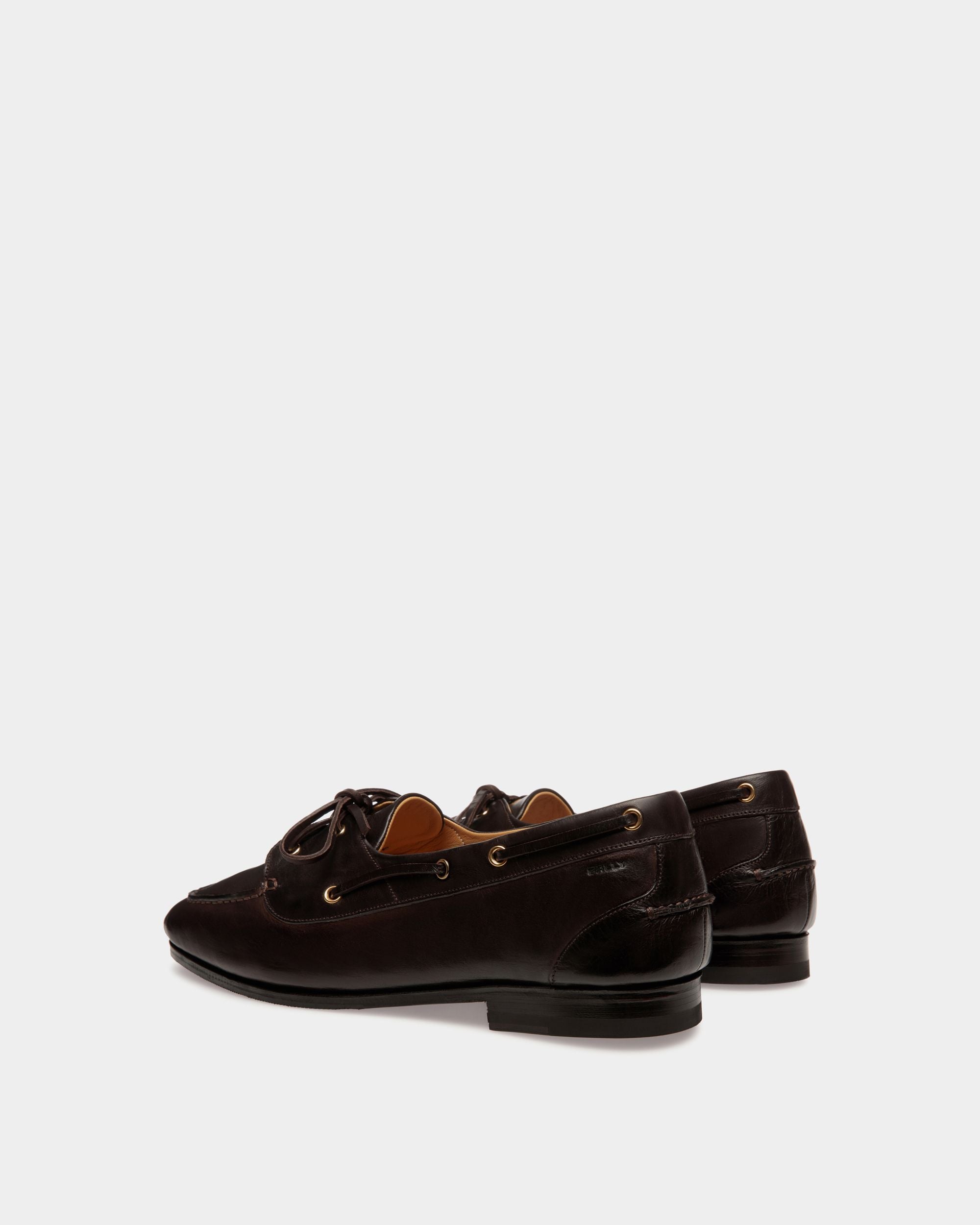 Plume Moccasin in Dark Brown Leather - Image 3