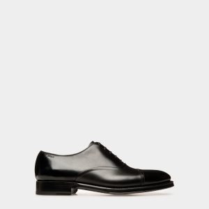 Scribe Un Oxford in Black Leather