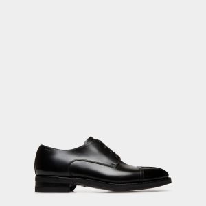 Scribe Un Derby In Black Leather
