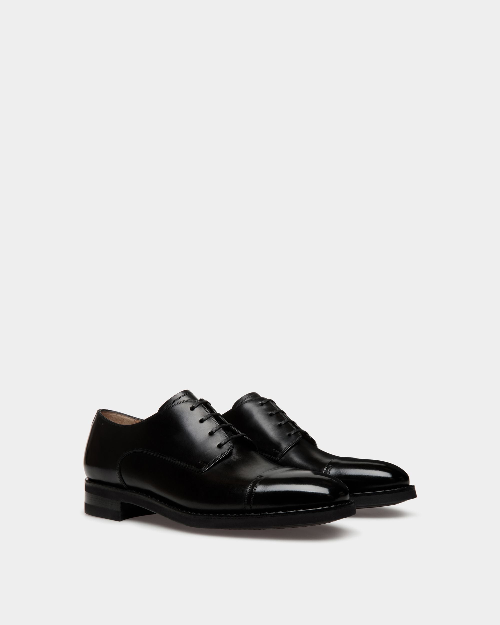 Scribe Un Derby In Black Leather - Image 2
