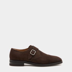 Scribe Un Monk in Ebano Suede