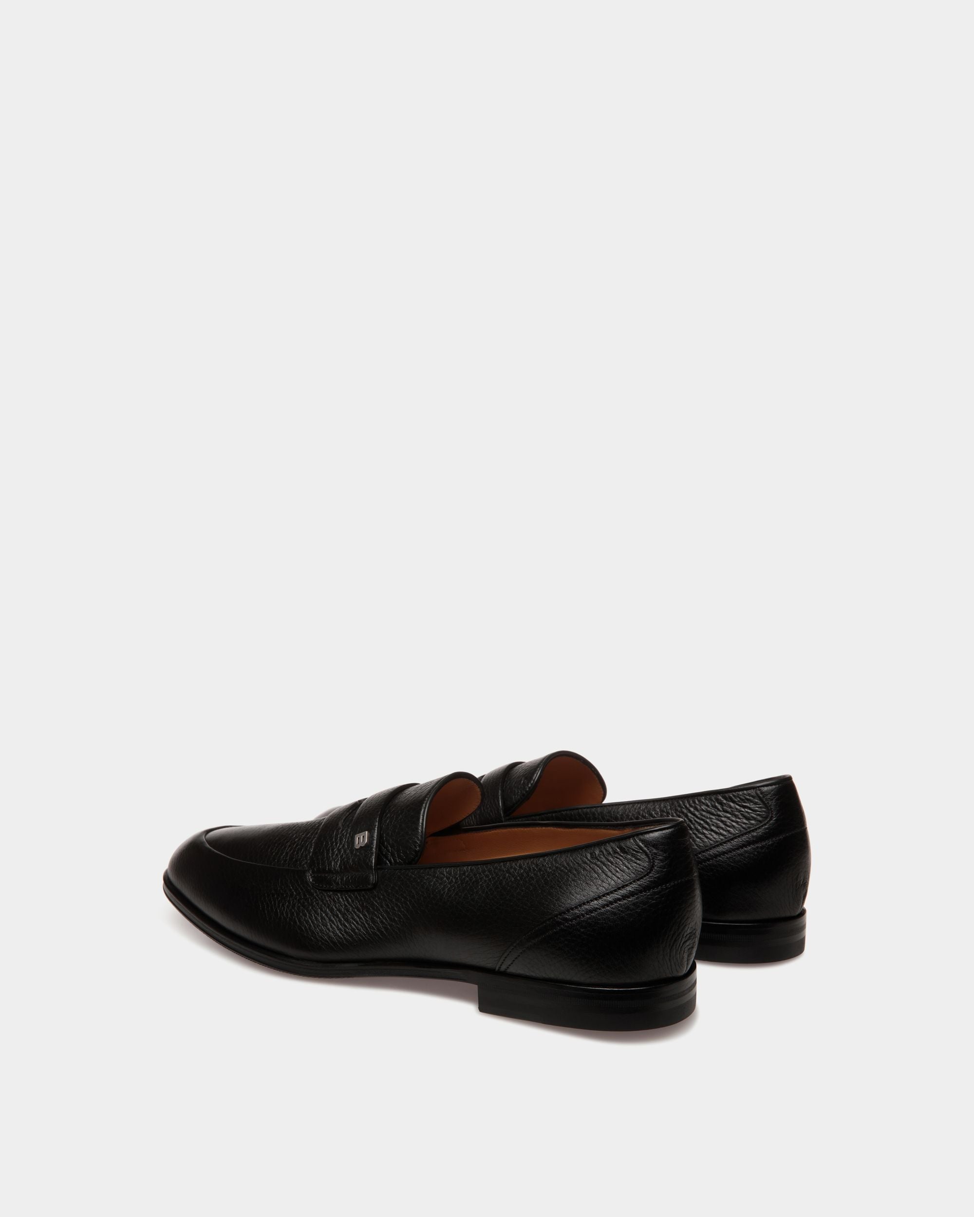 Westminster Loafer in Black Grained Leather - Image 4