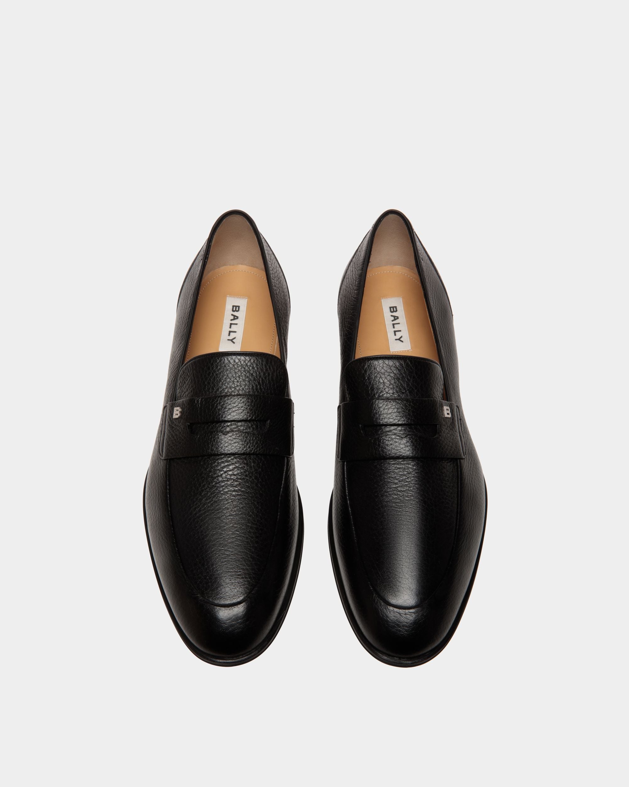 Westminster Loafer in Black Grained Leather - Image 5