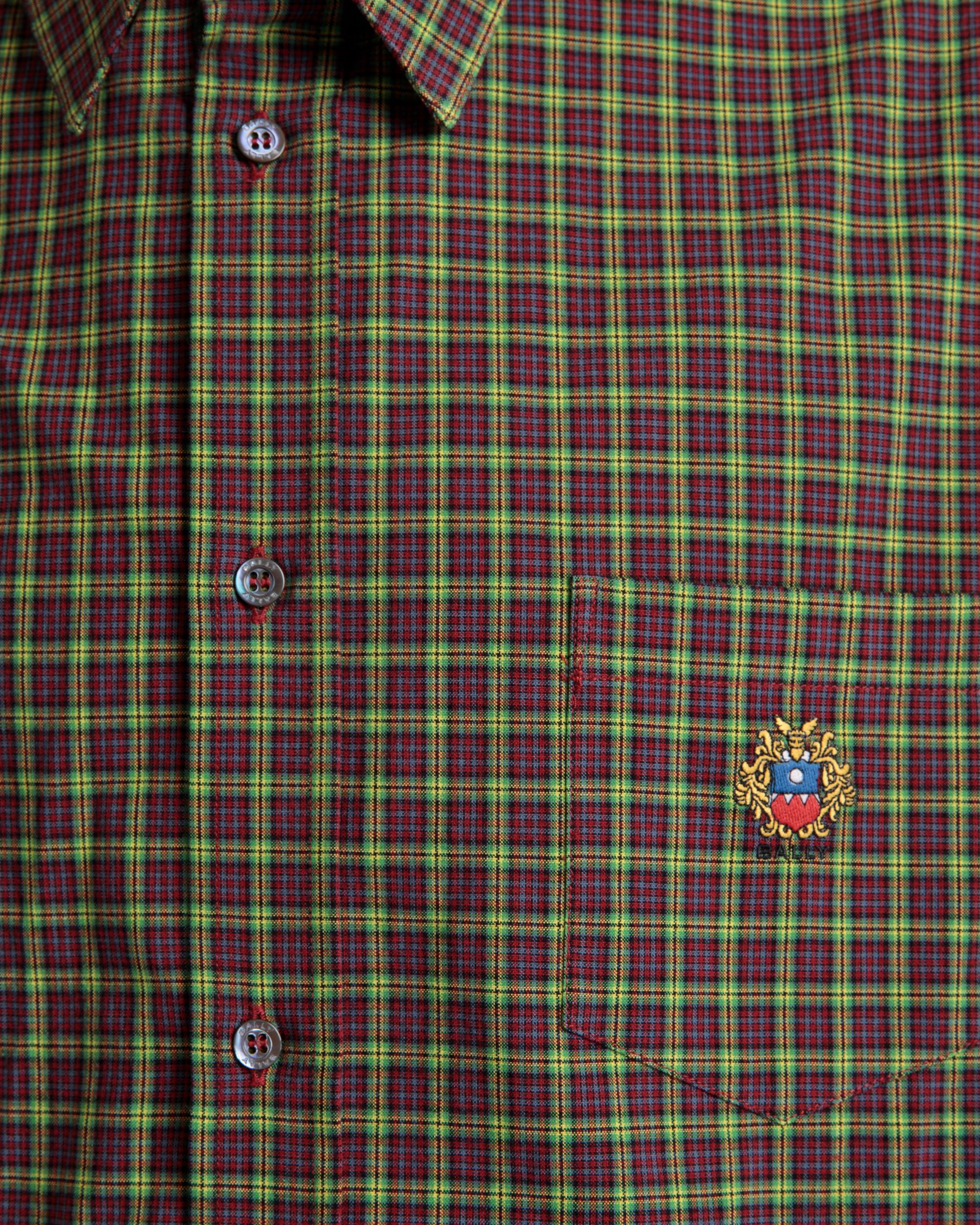 Long Sleeve Shirt With Check Pattern In Multicolor Cotton - Image 4