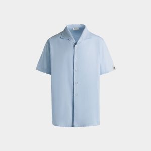 Shirt In Light Blue Cotton