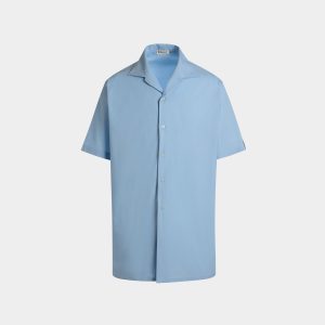 Shirts In Blue Cotton