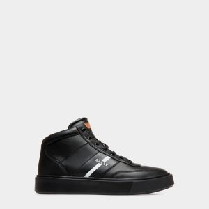 Sneaker In Black Leather