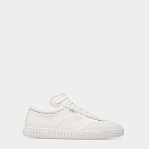 Player Sneakers In White Leather