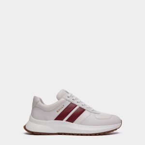 Outline Sneaker In White Leather