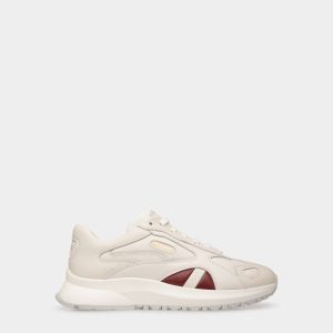 Outline Sneaker In White Leather