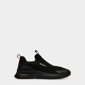 Outline Sneaker in Black Knit