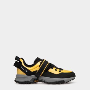 Faster Sneaker In Yellow Nylon