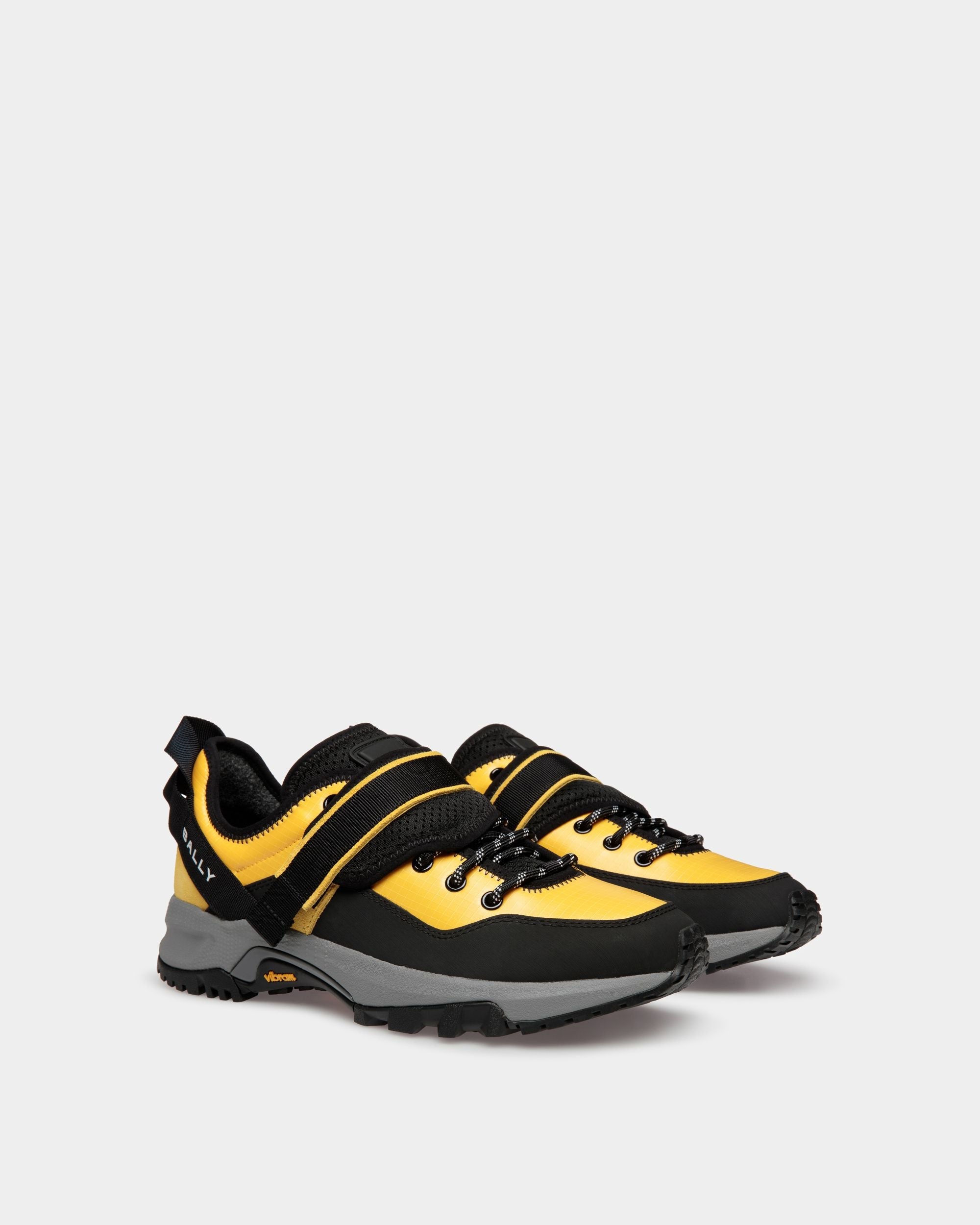 Faster Sneaker In Yellow Nylon - Image 3