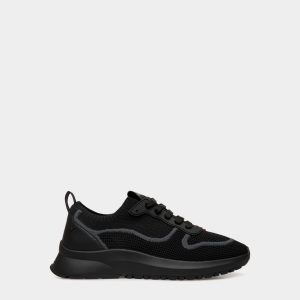 Outline Sneaker In Black Knit