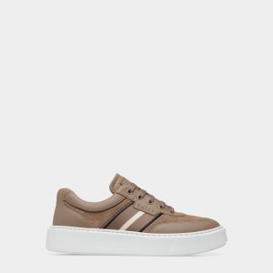 Sneaker In Beige Suede