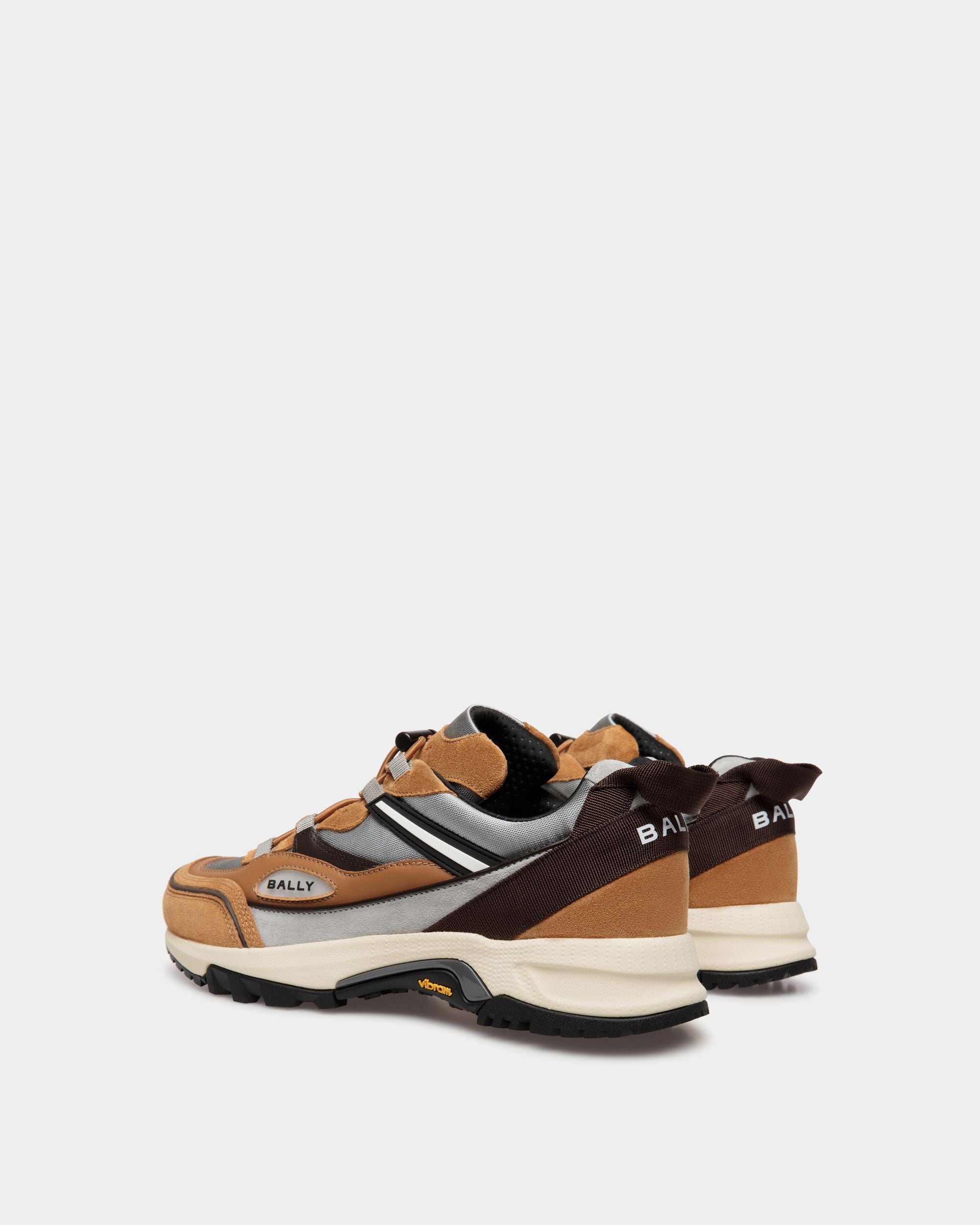 Faster Sneaker In Multicolor Leather and Nylon - Image 4