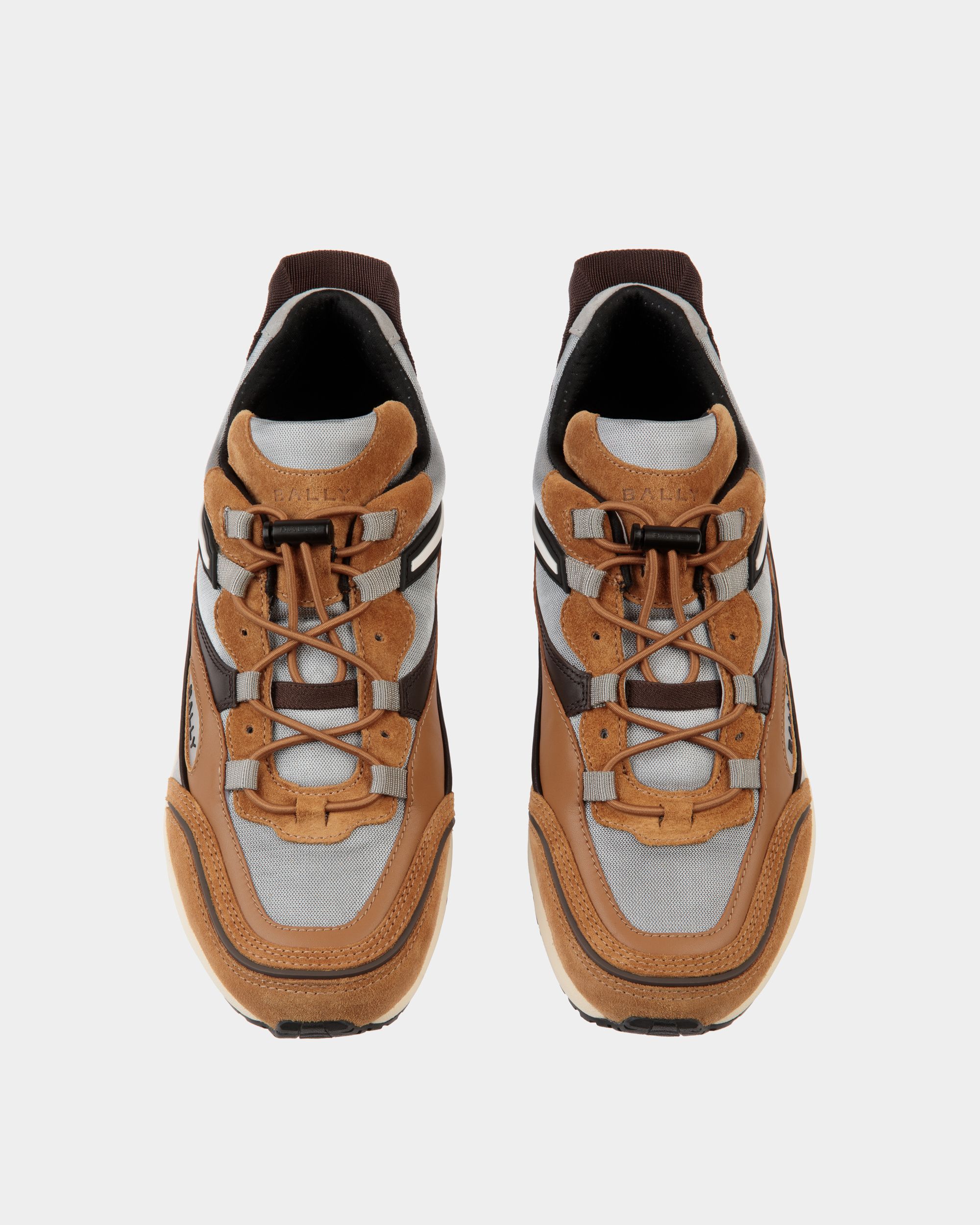 Faster Sneaker In Multicolor Leather and Nylon - Image 5