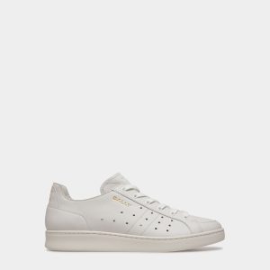 Tennis Sneaker in White Leather