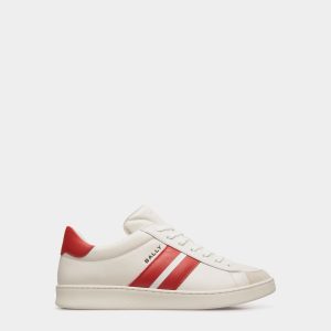 Tennis Sneaker In White Leather