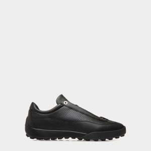 Manto Runner Sneaker in Black Leather