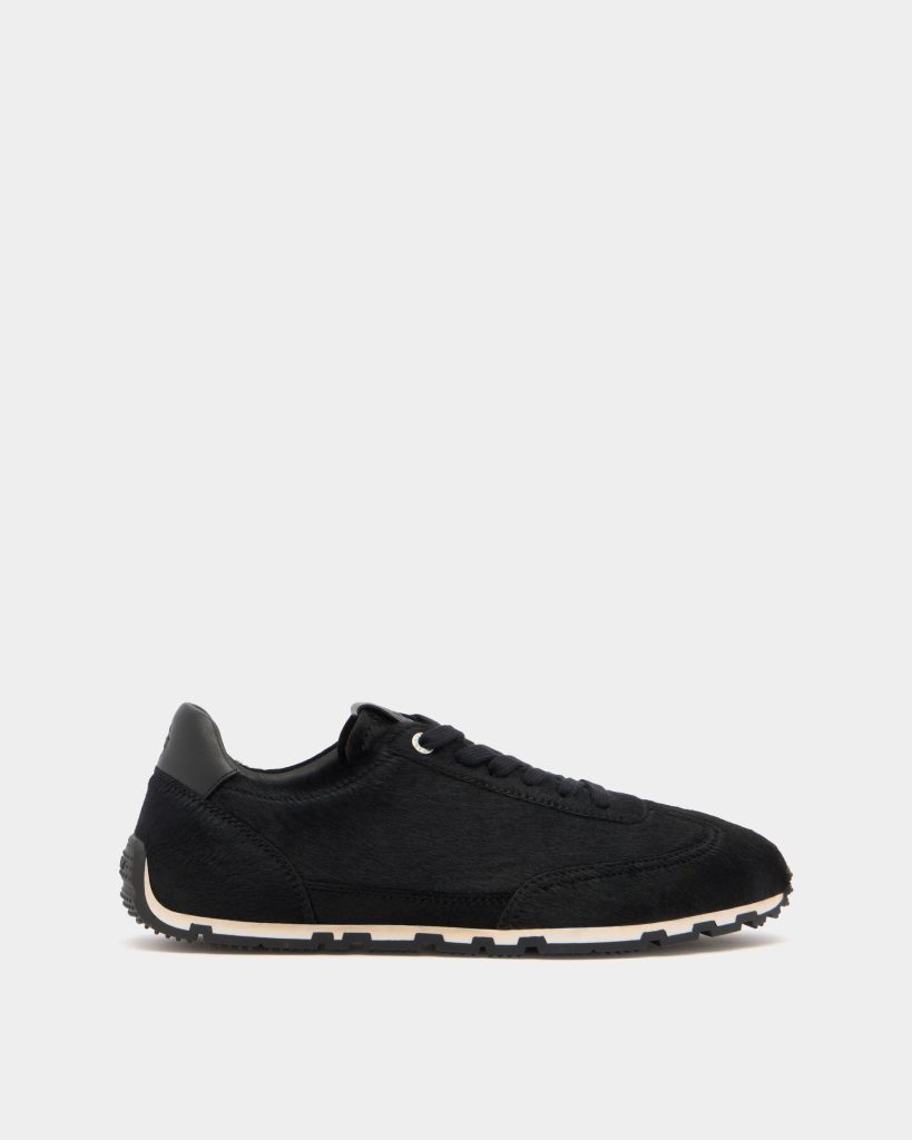 Quarry Sneaker in Black Pony Hair