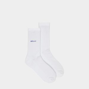 Socks In White Cotton