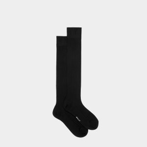 Socks In Black Cotton