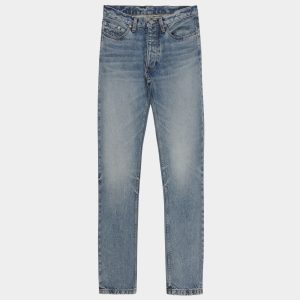 Flared Pants In Blue Denim