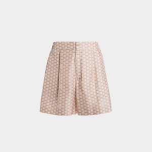 Pennant Shorts in Dusty Petal Silk