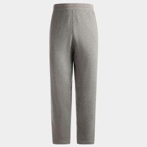 Drawstring Sweatpants In Gray Melange Cotton