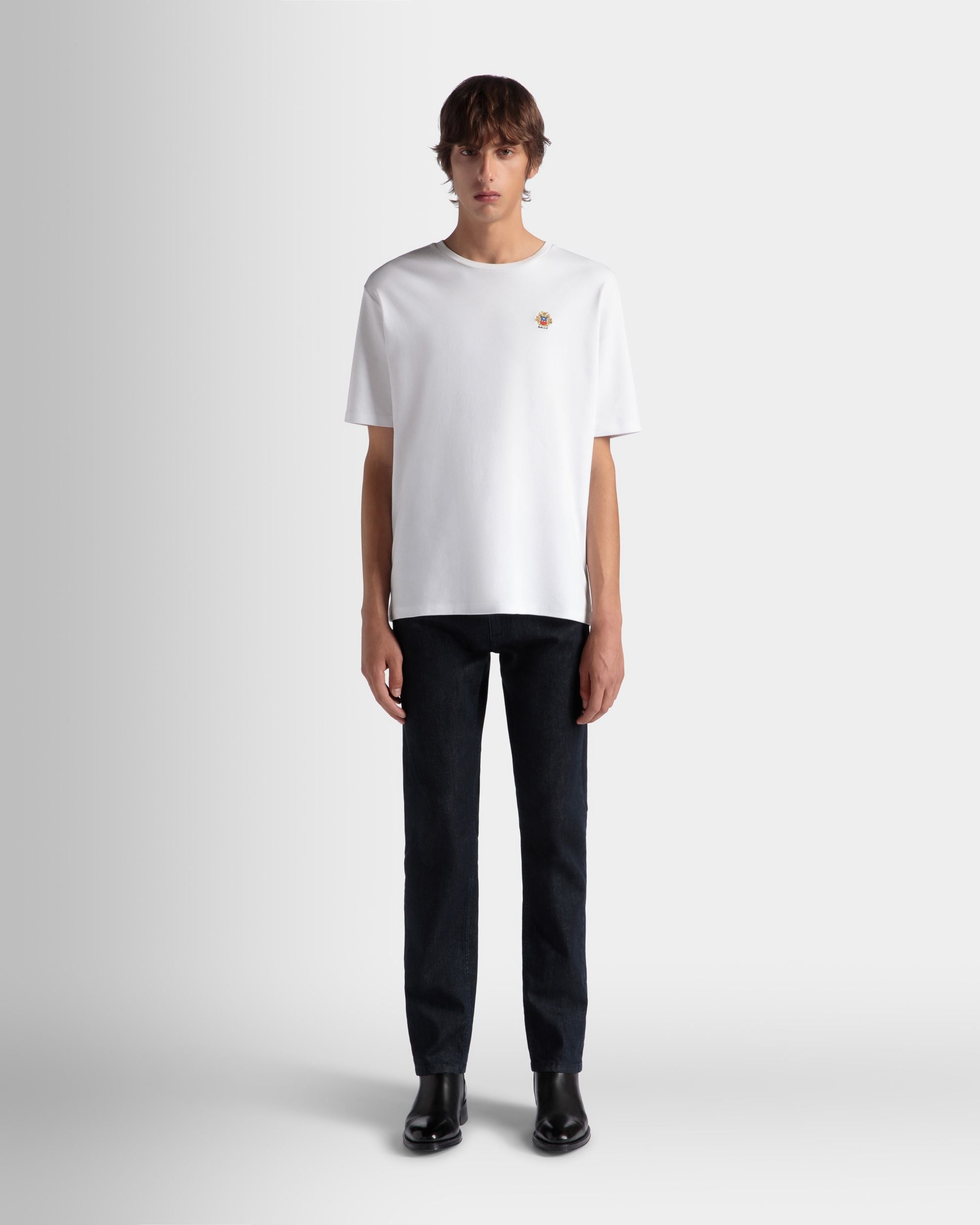 Adrien Brody Travel Collection Denim Pants In Navy Blue Mix Cotton - Image 2