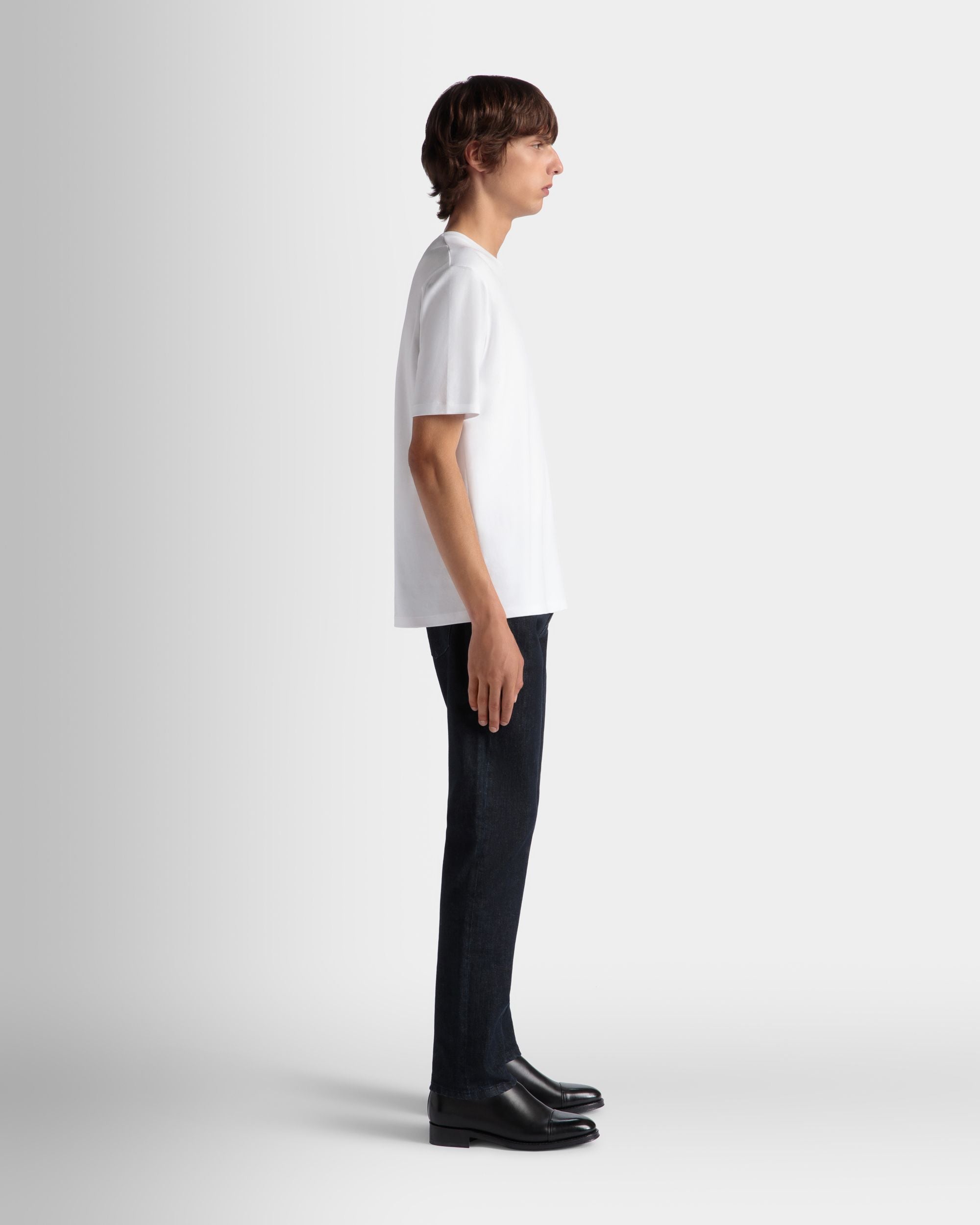 Adrien Brody Travel Collection Denim Pants In Navy Blue Mix Cotton - Image 7