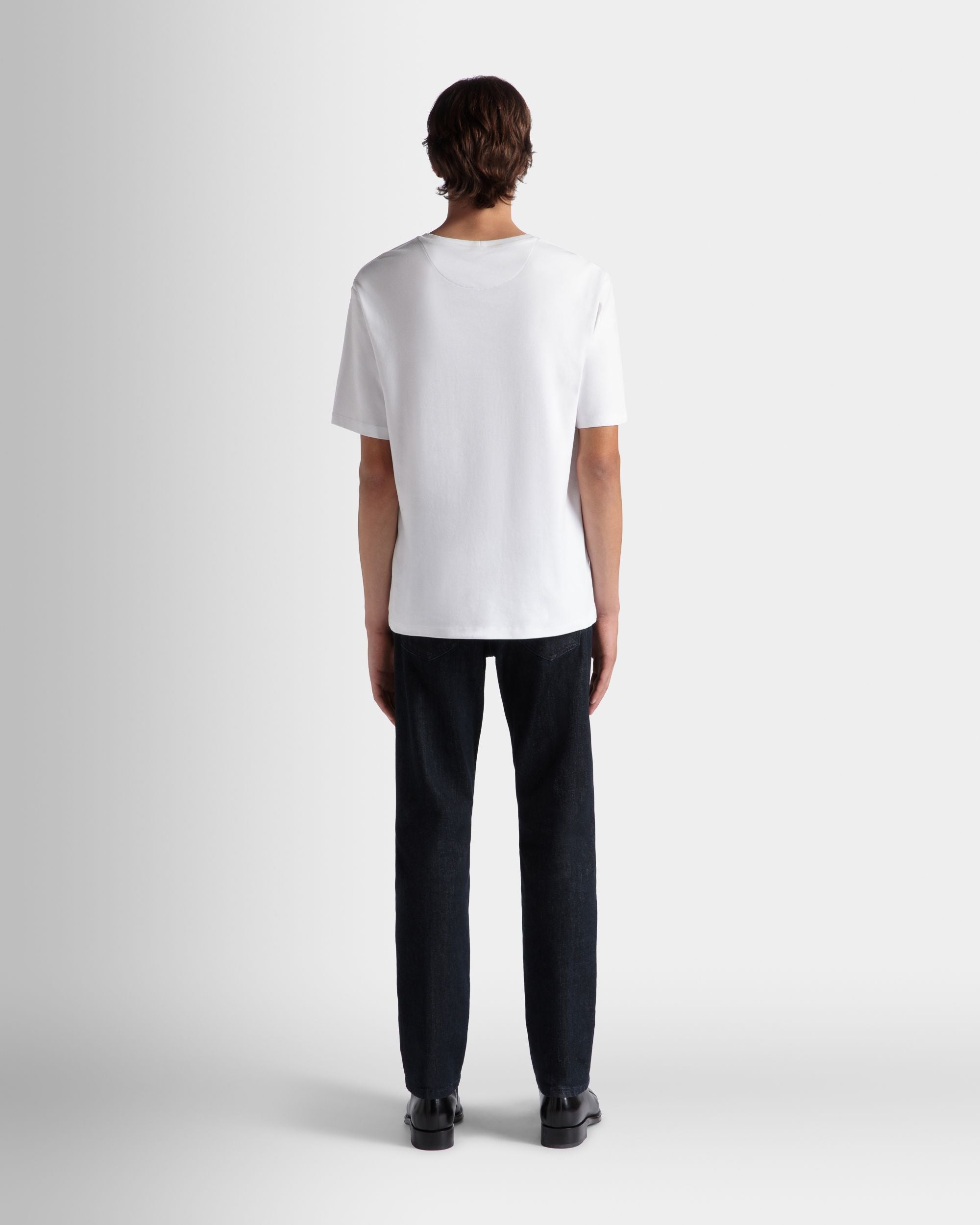 Adrien Brody Travel Collection Denim Pants In Navy Blue Mix Cotton - Image 8