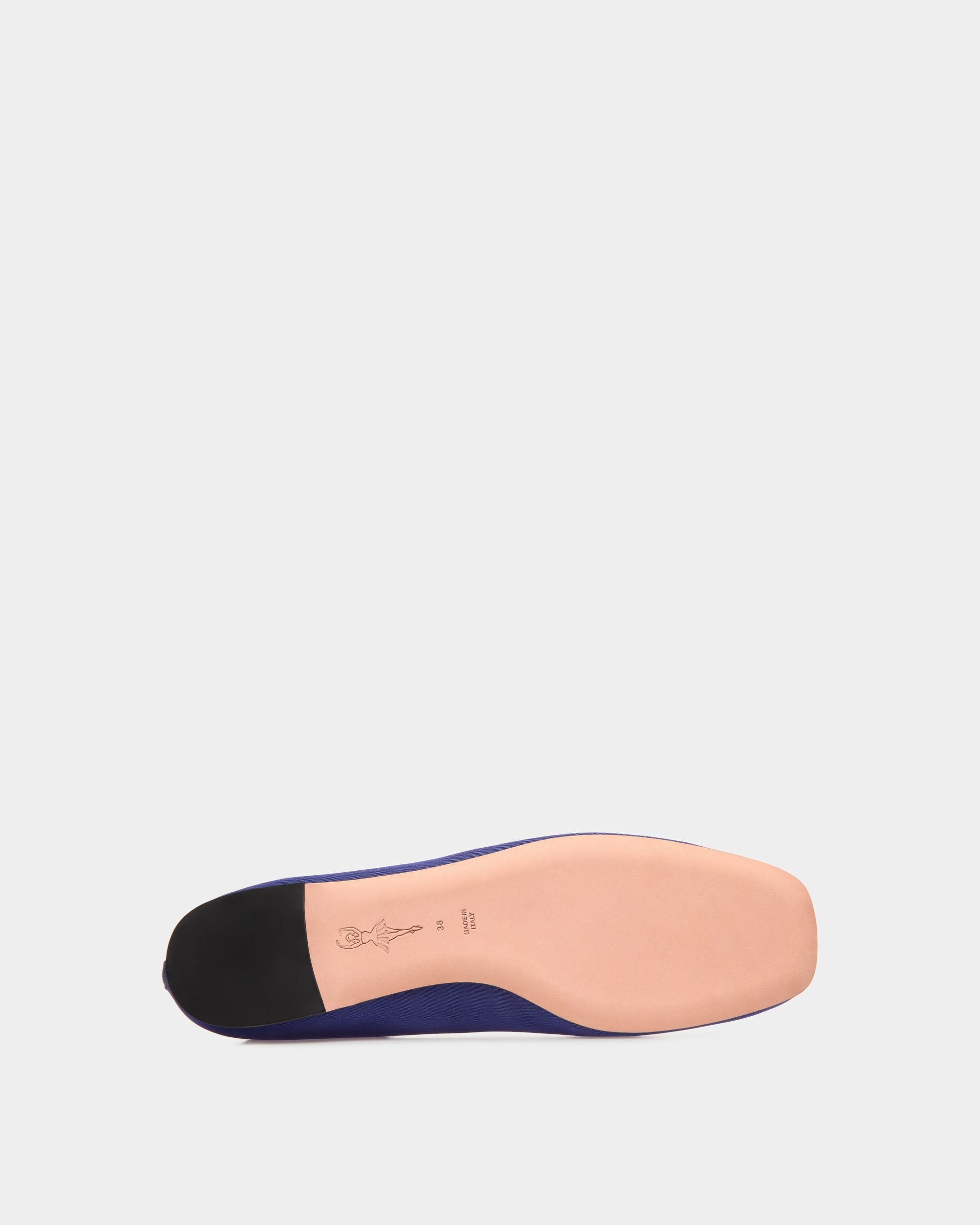 Ballyrina Flat in Blue Faille - Image 4