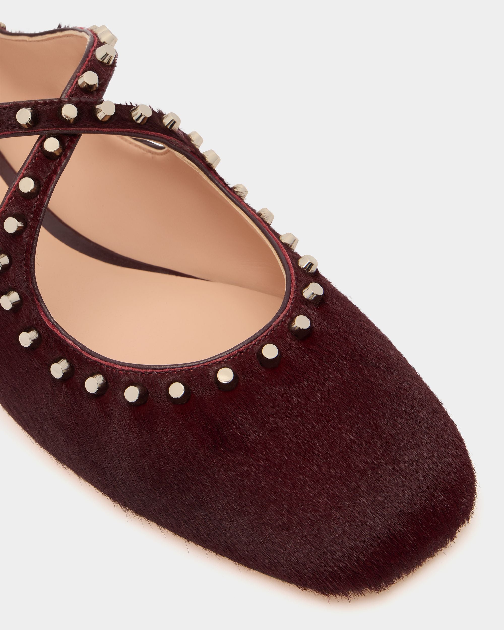 Ballyrina Flat in Syrah Pony Hair - Image 6